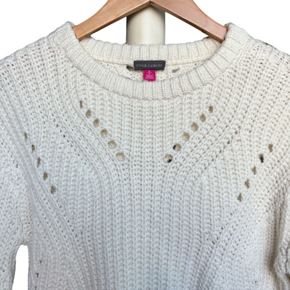 Vince Camuto | Women's Long Sleeve Casual Knitted Sweater - Picture 3 of 8